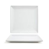 Front Of The House&reg; Mod&reg; White Porcelain 8.25" Sq. Plate