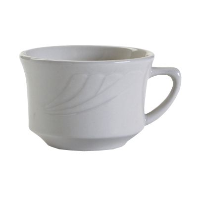 Tuxton&reg; Sonoma 7 Oz. Porcelain White Short Cup