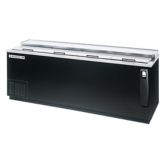Beverage-Air 95" Black Flat Top Bottle Cooler