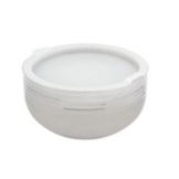 Bon Chef S/S 7 Qt Cold Wave Bowl w/ Plastic Stacking Cover