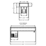 Randell&reg; Drop In 69.25" Refrigerated Frost Top