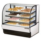 True&reg; Curved Glass Dry Bakery Display Case, 23.8 Cubic Ft