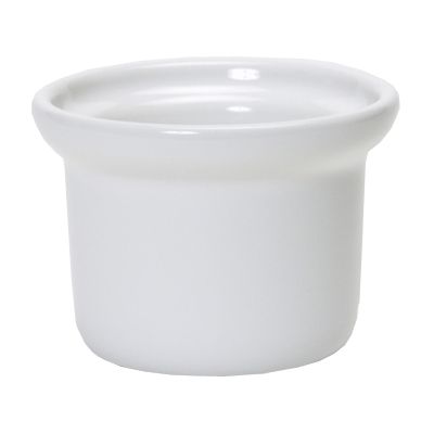 Tuxton&reg; 8 Oz. White Petite Marmite