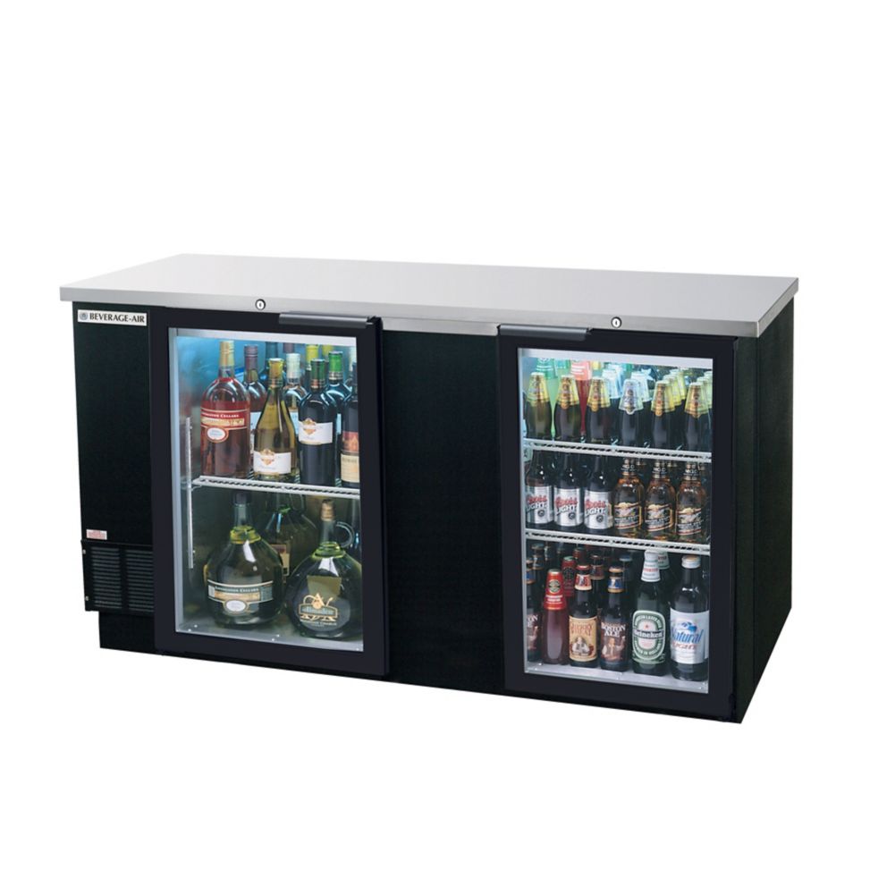 Beverage-Air 69" Refrigerated Backbar Cabinet with 2 Glass Doors