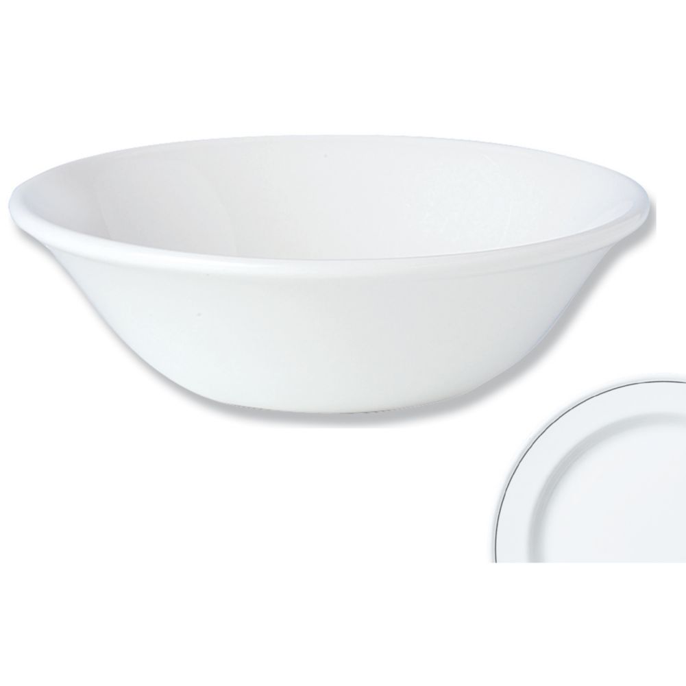 Steelite Performance Simplicity Black Line 14 Oz. Oatmeal Bowl