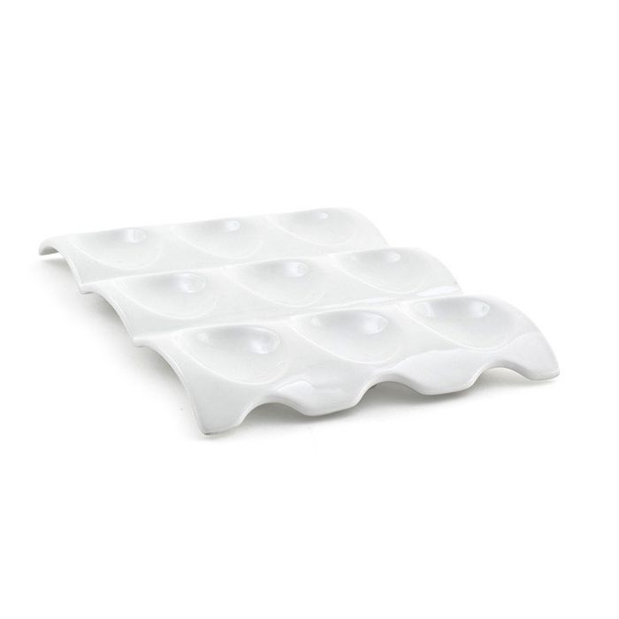 Front Of The House&reg; 9 Compartment Sampler Server