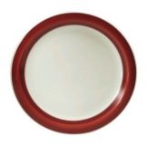 Oneida&reg; Jubilee&trade; 6-3/8" Ivory / Raspberry Plate