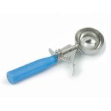 Carlisle&reg; 2.8 Oz. Disher with Blue Handle
