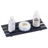 Cal-Mil&reg; Granite Charcoal Hotel Amenity Multi-Slat Tray
