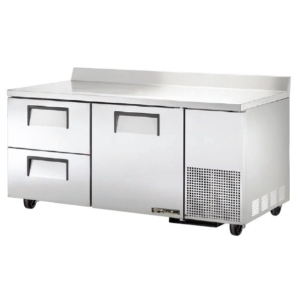 True&reg; 2-Drawer S/S Deep Worktop 20.6 Cu Ft Refrigerator