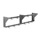 Wall Mounted Aluminum Pot Rack, 60"