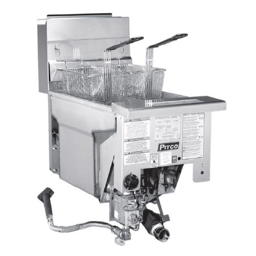 Pitco&reg; Solstice&trade; Single Pot Drop-In Gas Fryer