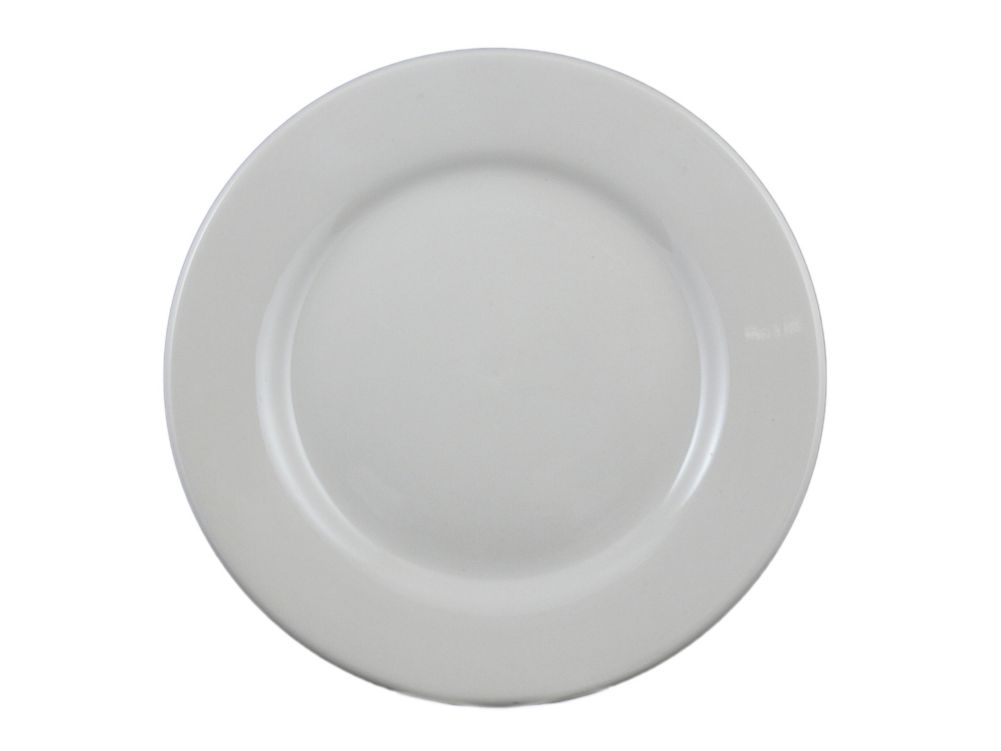 Vertex&reg; Buckingham American White Rolled Edge 4" Plate