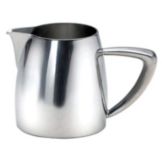 Stiletto Brushed S/S Creamer w/o Cover, 5 oz