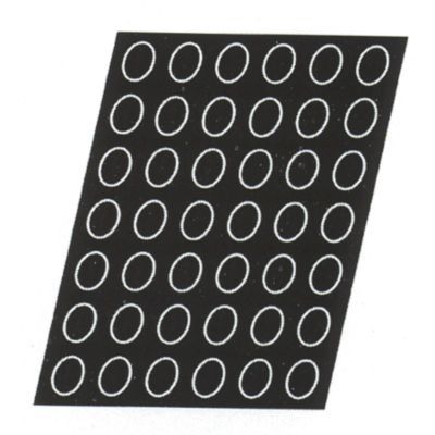Demarle&reg; Flexipan&reg; 1 Oz Half-Eggs / Quenelles Tray w/ 42 Molds
