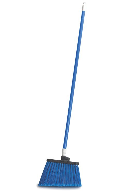 Carlisle Sparta&reg; Spectrum Duo-Sweep Angle Broom, Blue, 48"