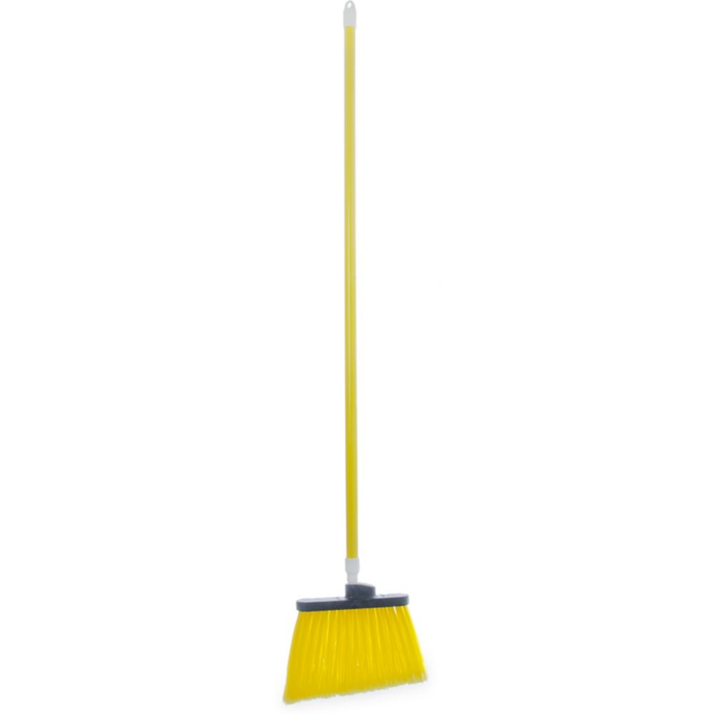 Carlisle Sparta&reg; Spectrum Duo-Sweep Angle Broom, Yellow, 48"