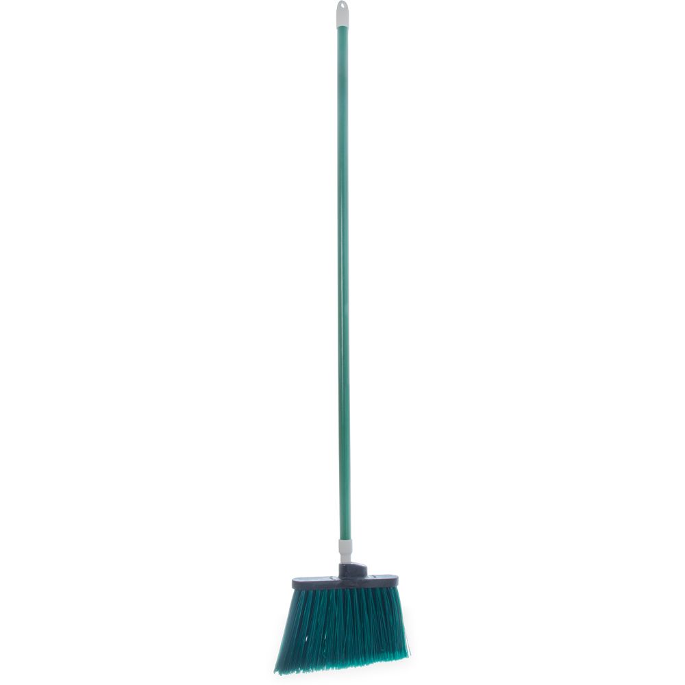 Carlisle Sparta&reg; Spectrum Duo-Sweep Angle Broom, Green, 48"