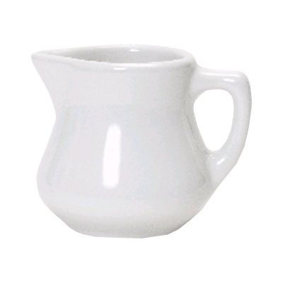 Tuxton&reg; 3-1/2 Oz. White Creamer