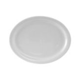 Tuxton Porcelain Oval Platter, White