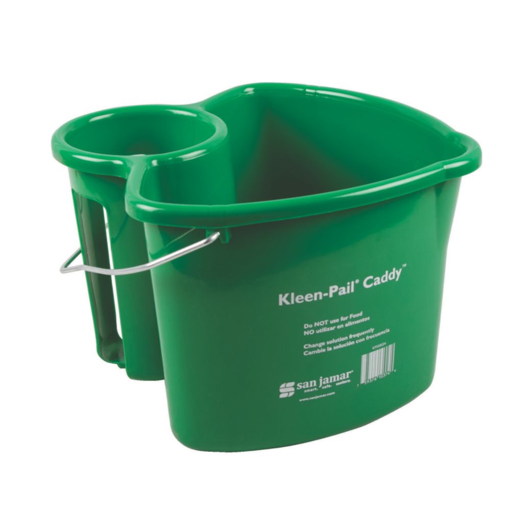 San Jamar&reg; Green Kleen-Pail&reg; Caddy&trade;