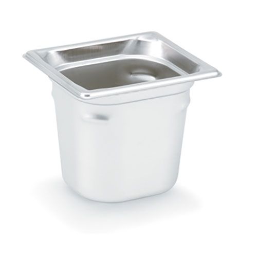 Super Pan 3 1/6 Size S/S Steam Table Pan, 3.2 Qt