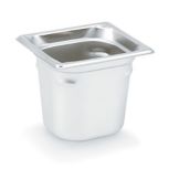 Super Pan 3 1/6 Size S/S Steam Table Pan, 3.2 Qt