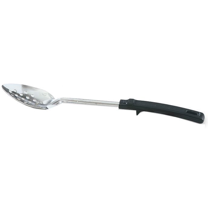 Vollrath Perforated S/S Basting Spoon w/ Blk. Grip 'N Serv Handle