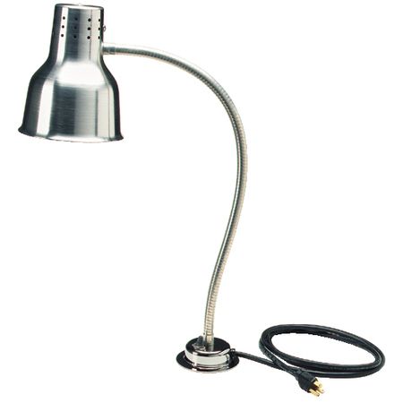 Carlisle FlexiGlow&trade; 24" Single Arm Heat Lamp w/ Board + Pan