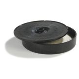 Carlisle Tortilla Server w/ Lid, Black, 12"