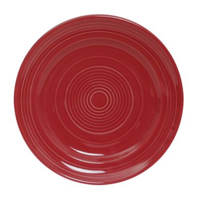 Tuxton&reg; Concentrix&reg; 9" Round Cayenne Plate