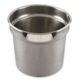 Browne S/S 7-1/8 Qt Vegetable Inset For 8-1/2" Opening