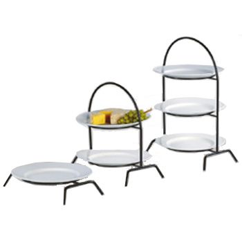 Buffet Euro Black 3 Tier Display Stand