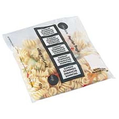 Color Coded Fold/Saddle Portion Bags 6-1/2 x 7 Bags, Sunday