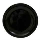 Ten Strawberry Street Black Coupe 12" Charger Plate