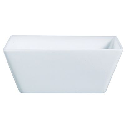 Cardinal Arcoroc Mix Up White Porcelain 20-1/4 Oz. Square Side Dish