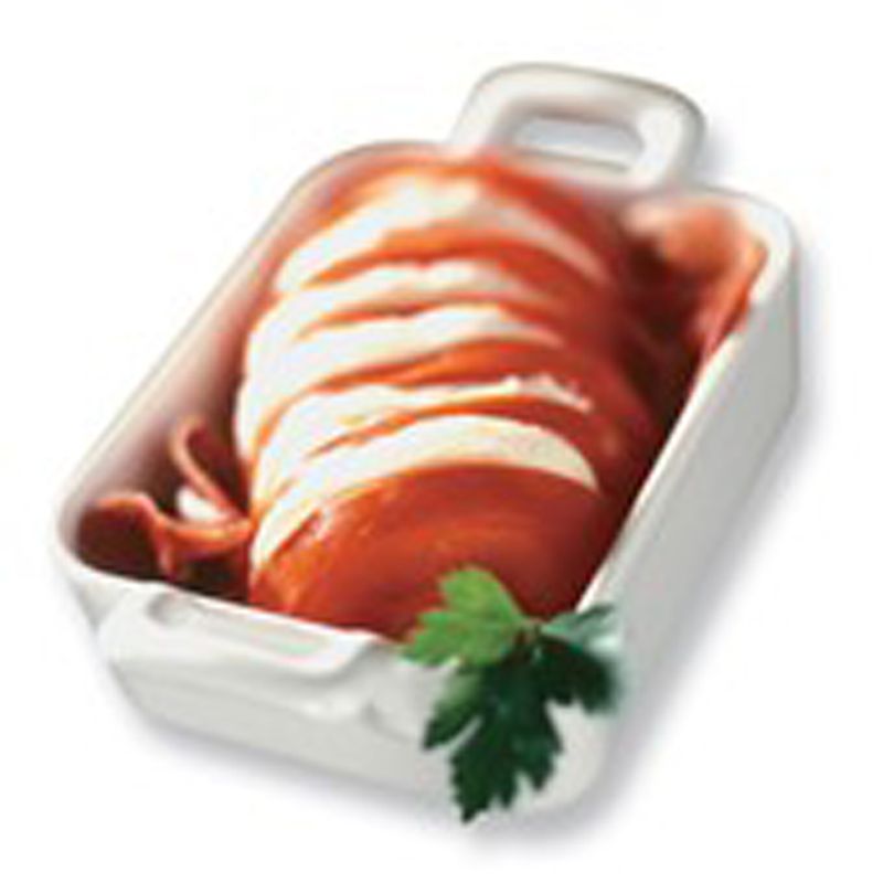 Revol&reg; USA 11-3/4 Oz. White Rectangular Baking Dish
