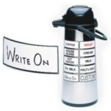 Cal-Mil&reg; Airpot Write-On Magnet Sign