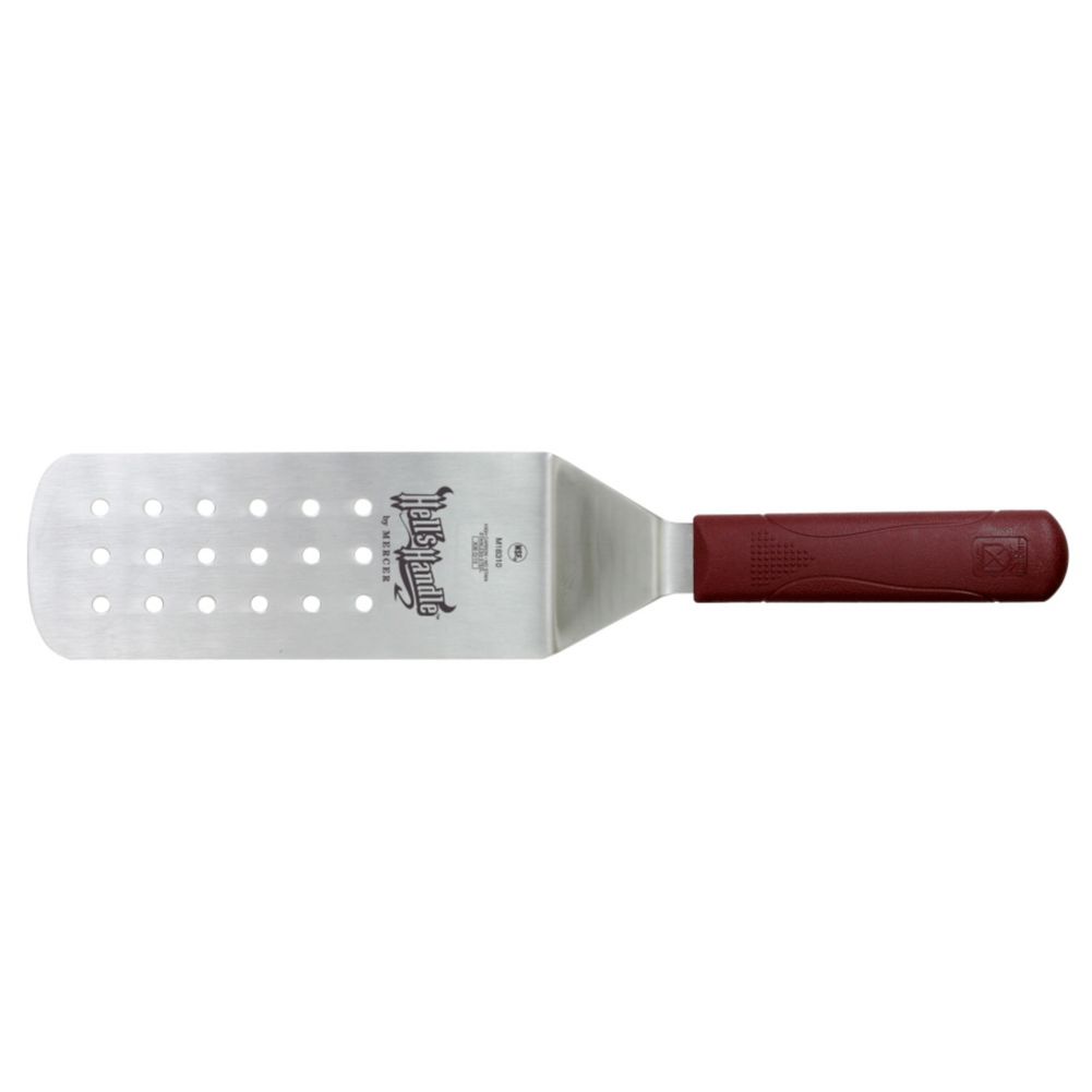 Mercer 8" x 3" Hell's Handle&trade; Perforated Turner