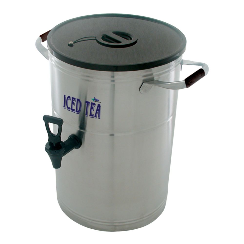 Update International Satin Finish S/S 3 Gallon Iced Tea Dispenser