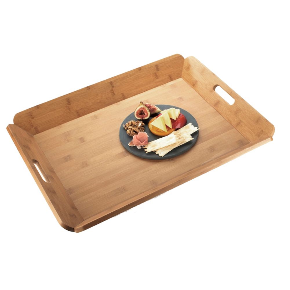 Cal-Mil&reg; Bamboo Finish 22.5" x 17" Room Service Tray