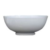 Dover Metals White Melamine 8" Diameter Serving Bowl