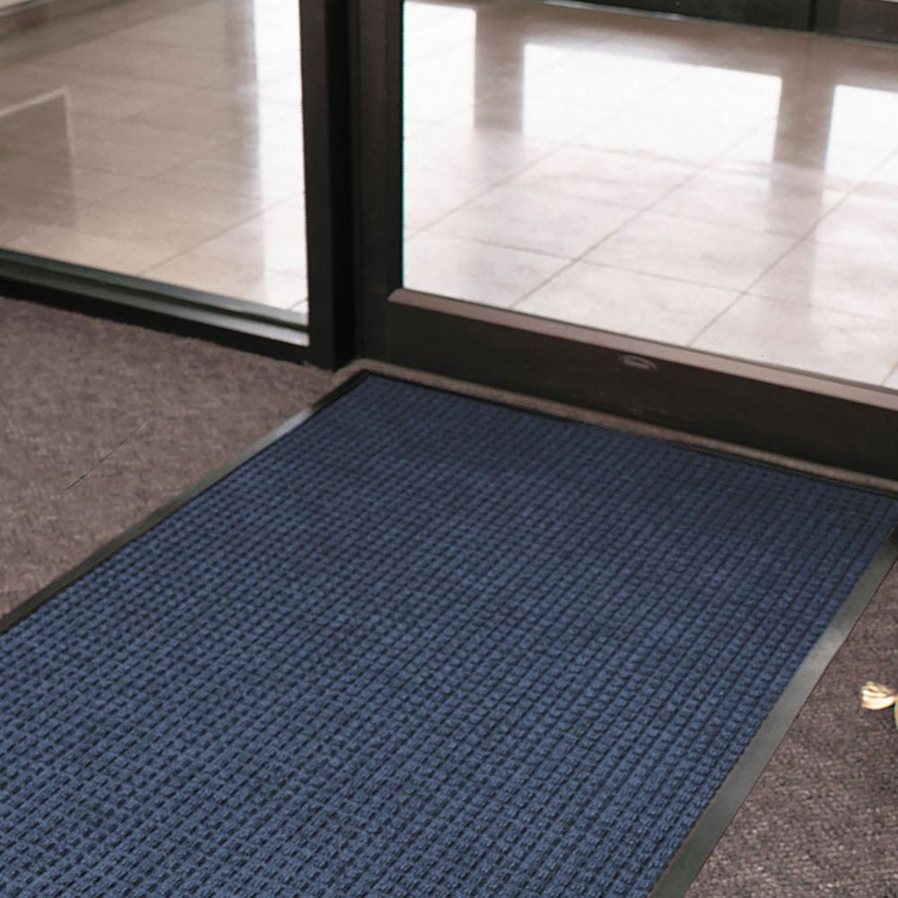 NoTrax&reg; Water Master&reg; 4' x 6' Slate Blue Carpet