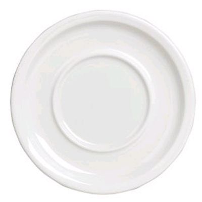 Steelite Anfora American Basics White 6-1/2" Can Saucer
