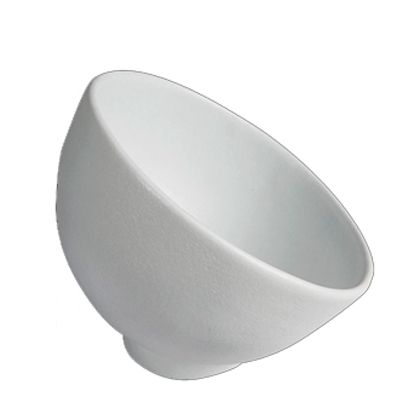 Bugambilia Medium Sphere Buffet Bowl, White