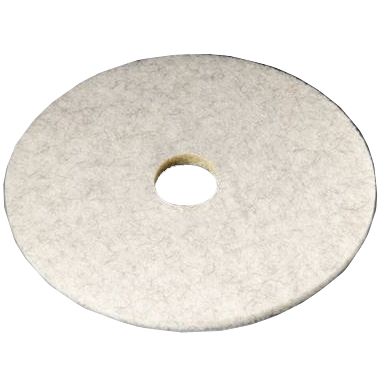 3M&trade; Natural Blend White 24" Floor Polishing Pad 3300