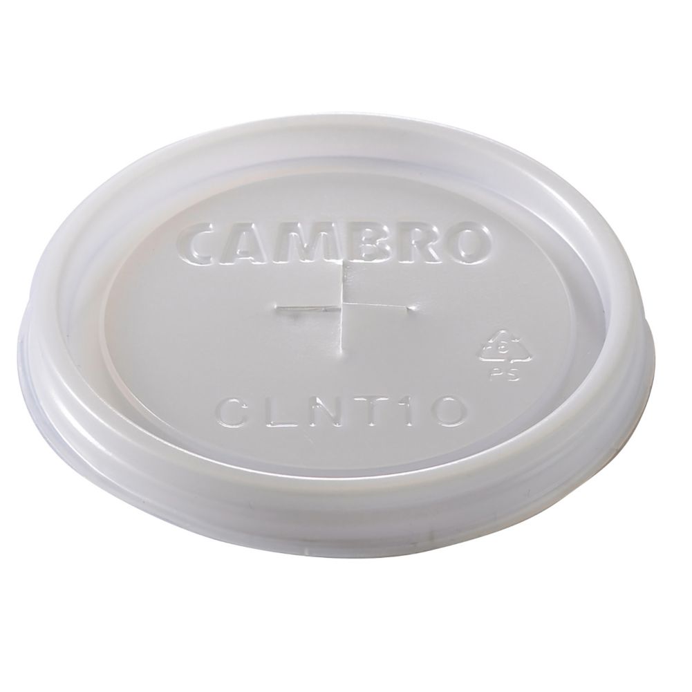Cambro Translucent Lid w/ Slot for NT10