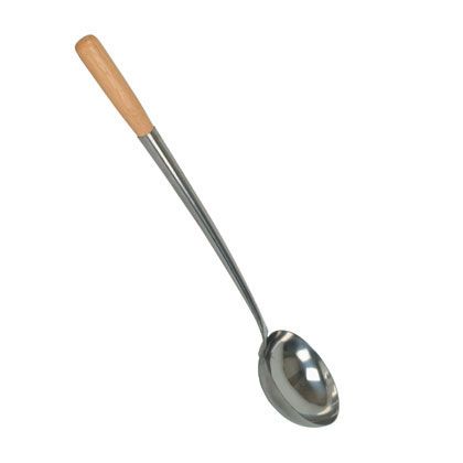 Thunder Group 6-oz Wok Ladle w/ Wood Handle