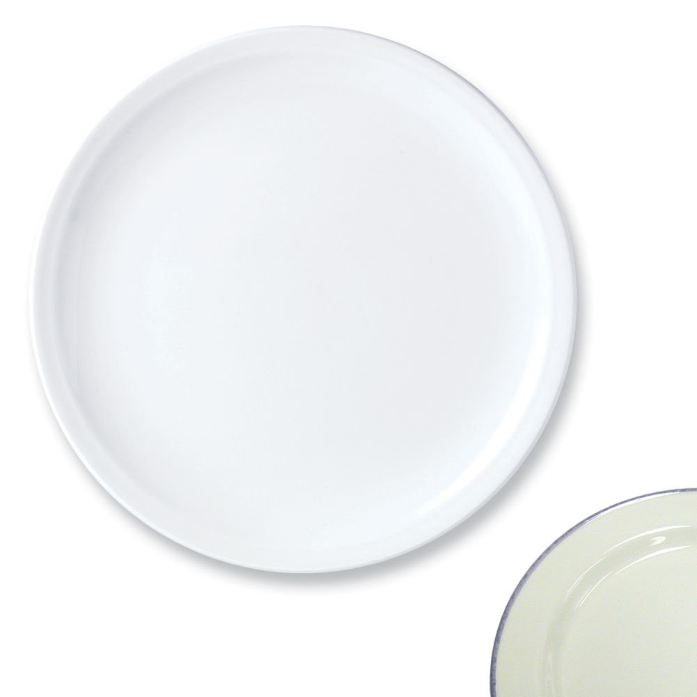 Steelite Simplicity Blue Dapple 12-1/2" Pizza Plate
