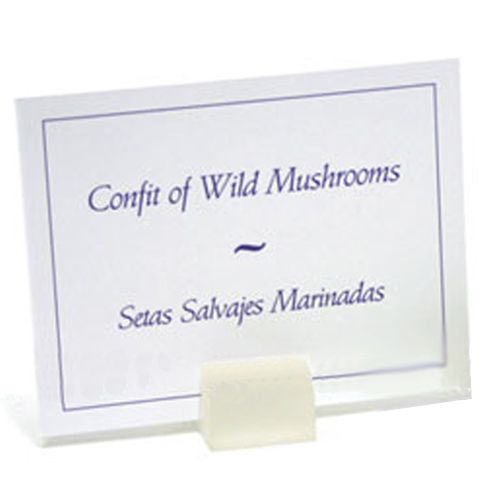 Front Of The House&reg; Ice Square Resin Menu / Sign Holder